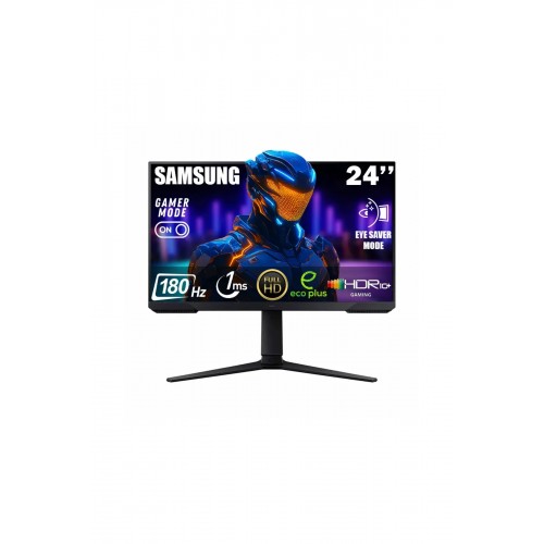Samsung 24” Odyssey G3 LS24DG302EUXUF 1ms 180hz VA HDMI,DisplayPort Pivot Gaming Monitör