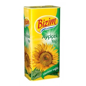 Ülker Bizim Ayçiçek Yağı Teneke 5 L