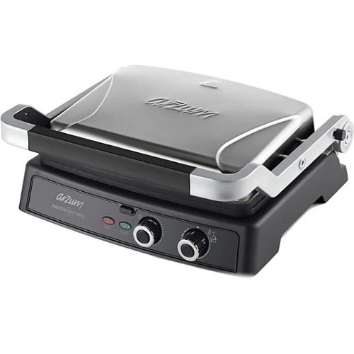 ARZUM AR2044-INX Kantintost Pro Izgara ve Tost Makinesi Inox